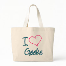 I Heart Geeks Tote Bag