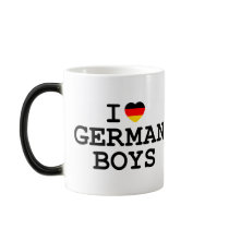 I Heart German Boys Coffee Mug
