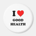 I Heart Good Health Refrigerator Magnet