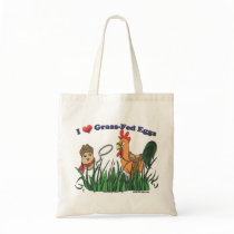 I Heart Grass-Fed Eggs Bag