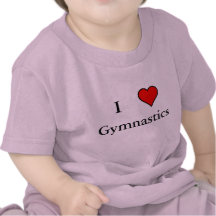 I Heart Gymnastics Tee Shirt