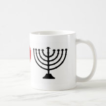 I HEART HANUKKAH MUGS