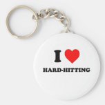 I Heart Hard-Hitting Keychains
