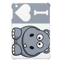I Heart Hippos iPad Mini Case