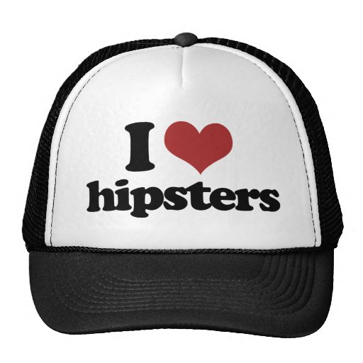 I heart hipsters hats