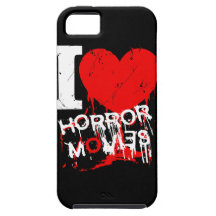 I HEART HORROR MOVIES iPhone 5 COVER