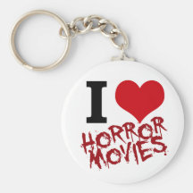 i heart horror movies keychains