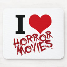 I Heart Horror Movies Mouse Mat