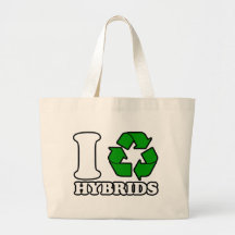 I Heart Hybrids Tote Bags