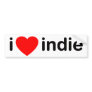 I Heart Indie Bumper Sticker