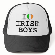 I Heart Irish Boys Mesh Hat