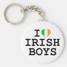 I Heart Irish Boys Key Chains