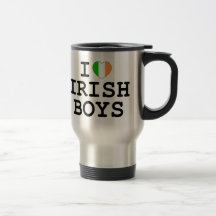 I Heart Irish Boys Mugs