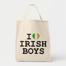 I Heart Irish Boys Tote Bag