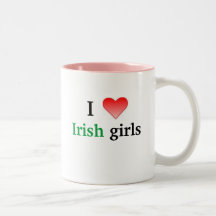 I heart Irish girls Mugs