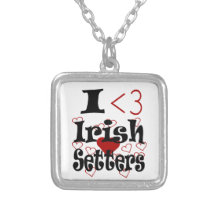 I Heart Irish Setters Pendant