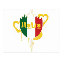 I Heart Italia Postcard
