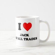 I Heart Jack Of All Trades Coffee Mug