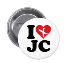 I Heart JC Pinback Button