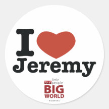 I Heart Jeremy Sticker