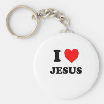 I Heart Jesus Keychains