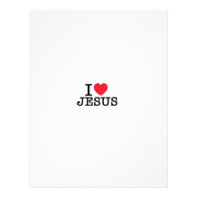 I heart Jesus Letterhead Template