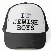 I Heart Jewish Boys Hat