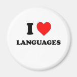 I Heart Languages Magnet