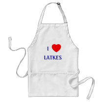 I "heart" LATKES apron