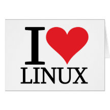 I Heart Linux Greeting Cards