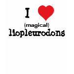 I Heart Liopleurodons t-shirts