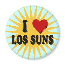 I Heart Los Suns I Love Los Suns Tshirts Refrigerator Magnet