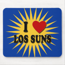 I Heart Los Suns I Love Los Suns Tshirts Mousepad