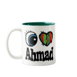 I Heart (Love) Ahmad mugs