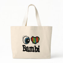 I Heart (Love) Bambi Tote Bag