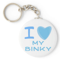I Heart (Love) binky Keychain