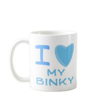 I Heart (Love) binky Coffee Mugs
