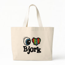 I Heart (Love) Bjork Canvas Bag