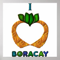 I Heart (Love) Boracay Posters
