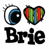 I Heart (Love) Brie Photo Cut Out