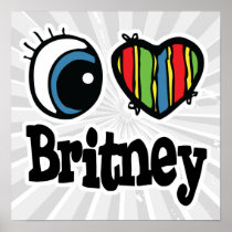 I Heart (Love) Britney Print