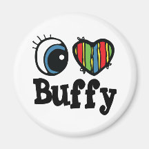I Heart (Love) Buffy Fridge Magnet