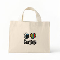 I Heart (Love) Carlisle Tote Bags