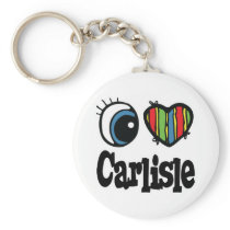 I Heart (Love) Carlisle Key Chain