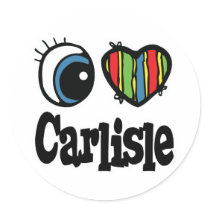 I Heart (Love) Carlisle Sticker