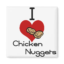 I heart-love chicken nuggets