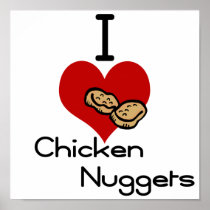 I heart-love chicken nuggets