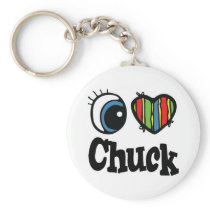 I Heart (Love) Chuck Key Chains