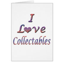 I Heart (Love) Collectibles Greeting Cards