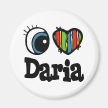 I Heart (Love) Daria Fridge Magnets